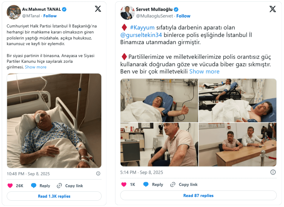 İstanbul İl Başkanlığı’na Kayyum Krizi: Polis Müdahalesi ve Sağlık Durumları