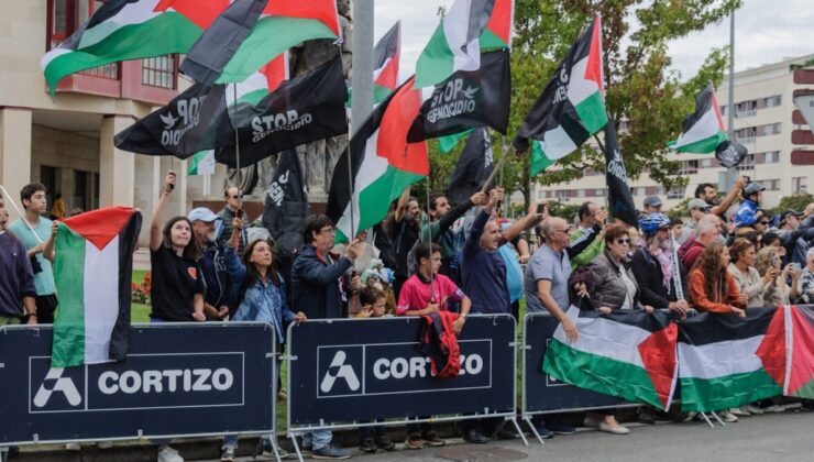 La Vuelta 2024: Bask Bölgesi’nde İsrail karşıtı protestolar nedeniyle etap yarıda kaldı