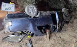 Sarıveli’de Trafik Kazası: Otomobil Devrildi, 1 Ölü, 3 Yaralı